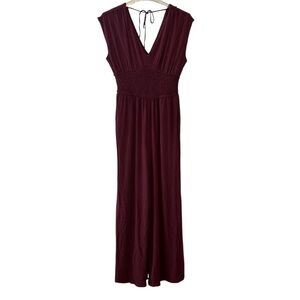 Old Navy Burgundy Jumpsuit